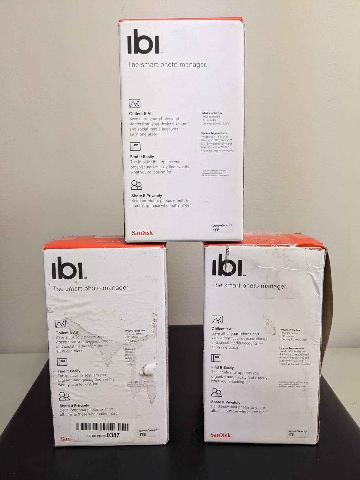 SanDisk ibi 1TB (WDBNHE0010BWT-HESN) Smart Photo Manager