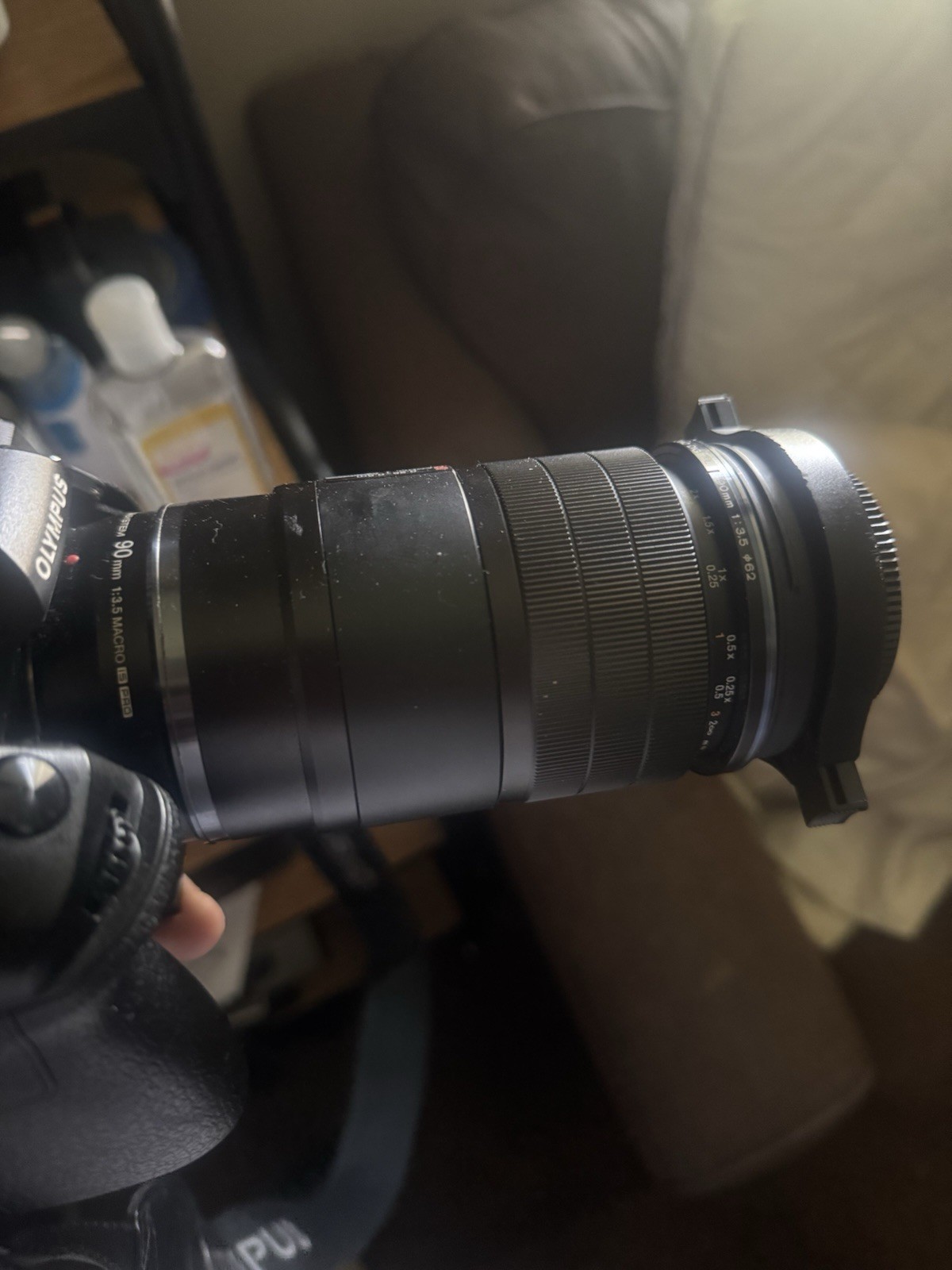 Olympus M. Zuiko Digital ED 90mm F/3.5 Macro IS PRO Lens – Black (V335150BW000)
