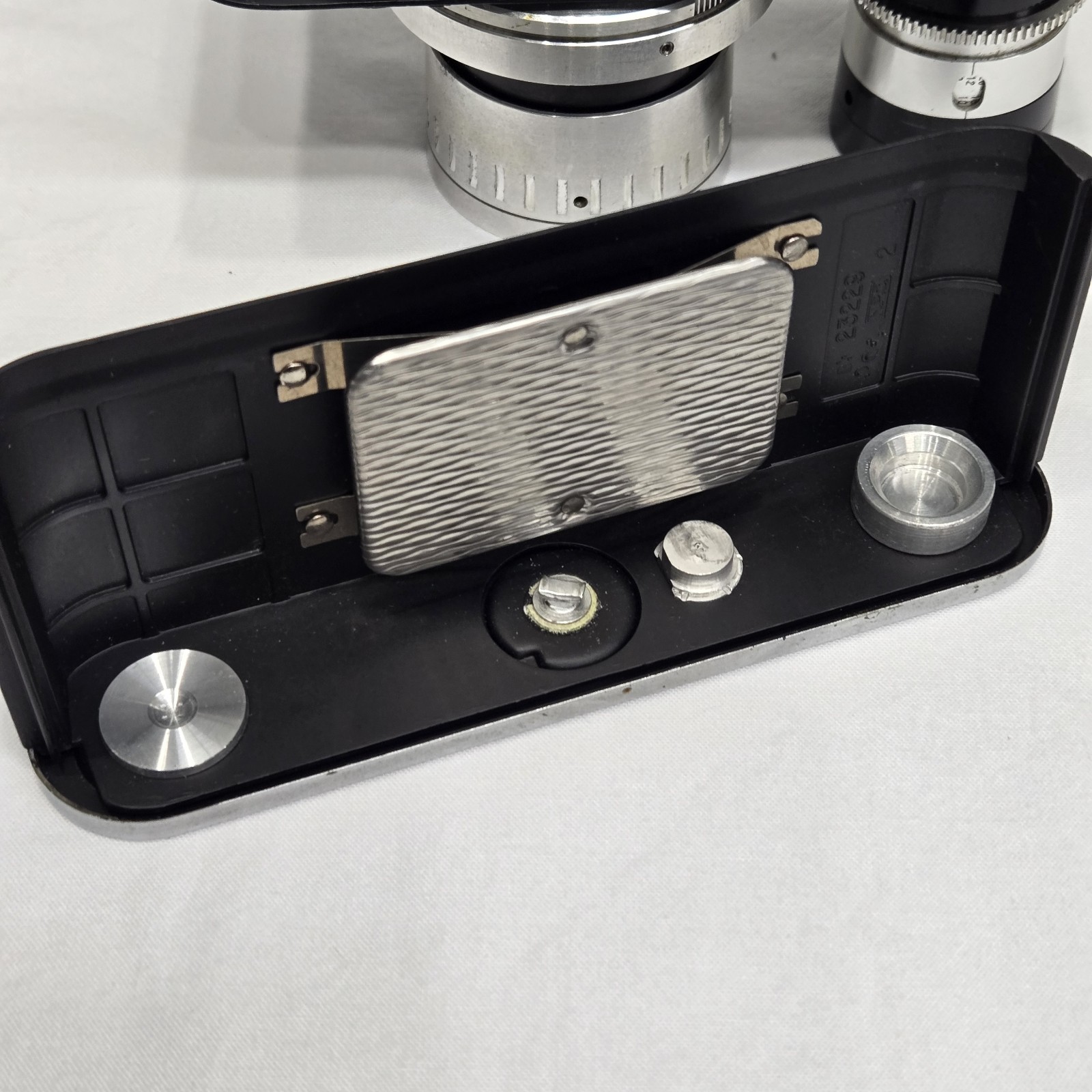 Argus C-44 35mm Camera F2.8 50mm Lens Cintagon CM2 Light Meter & Case – Untested