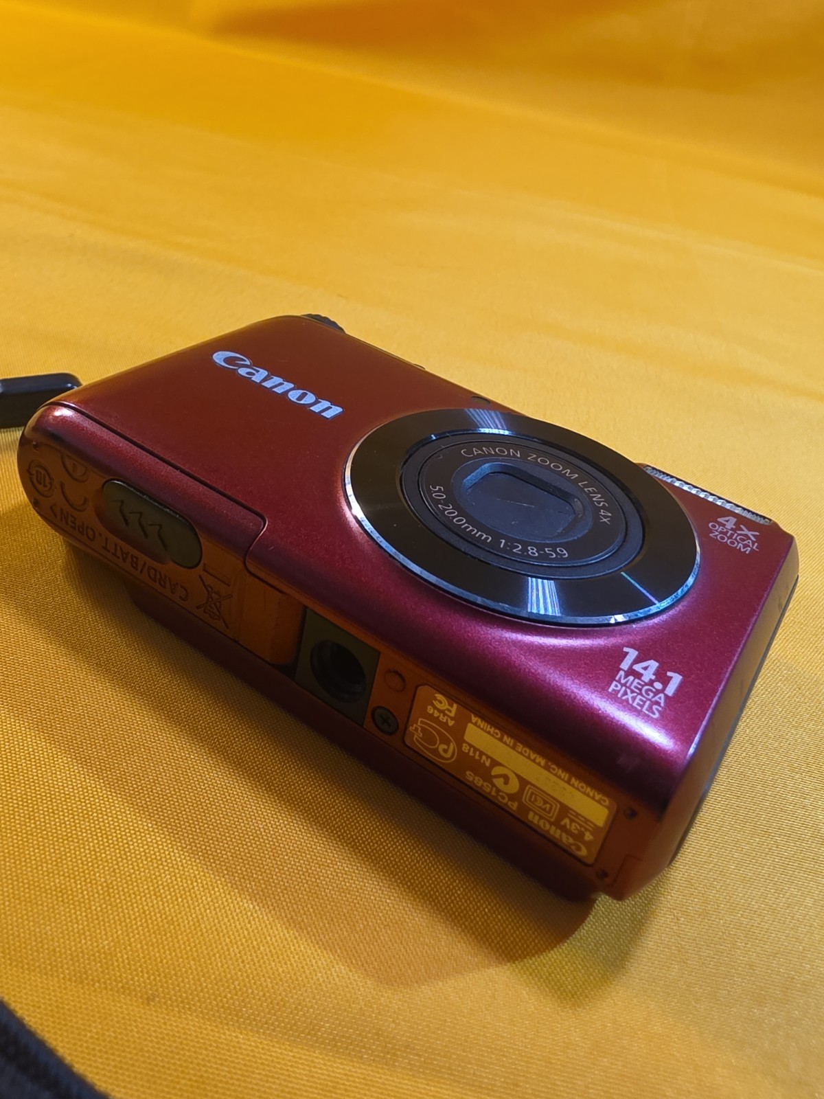 Canon PowerShot A2200 14.1MP Digital Camera + Battery SD Charger Tested