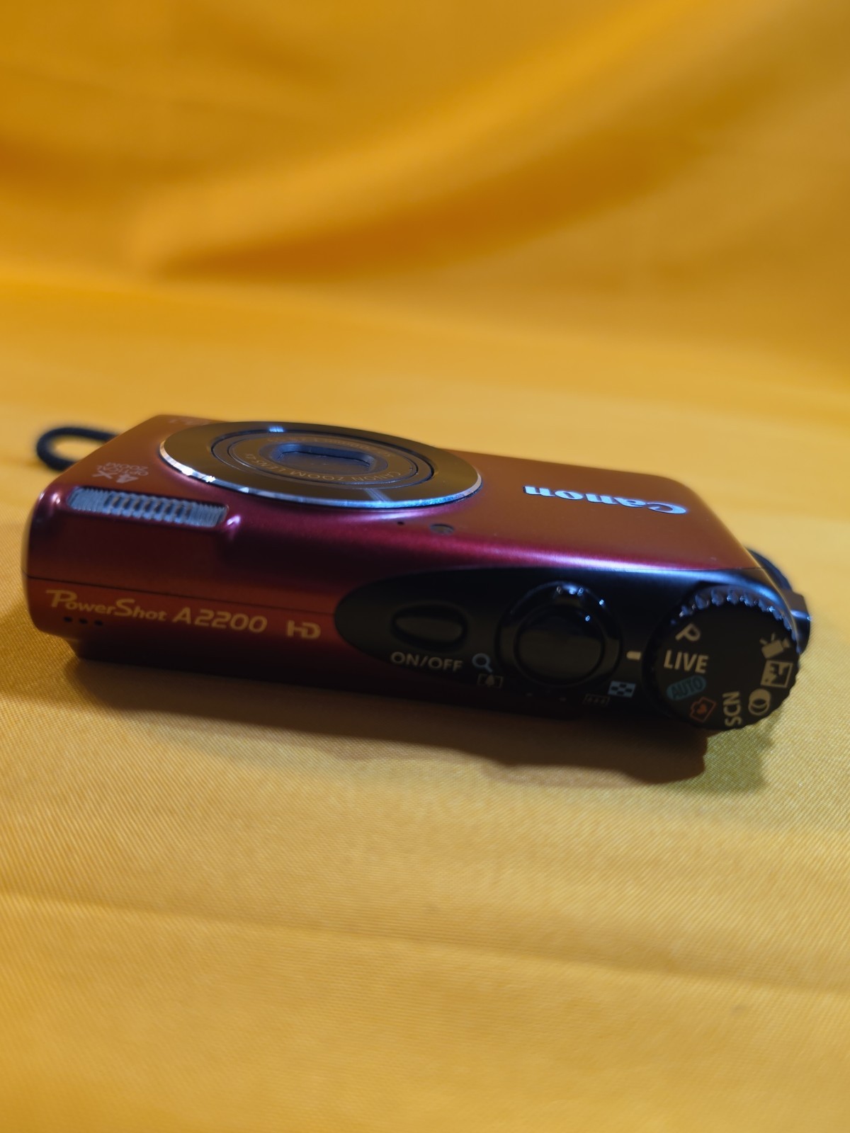 Canon PowerShot A2200 14.1MP Digital Camera + Battery SD Charger Tested