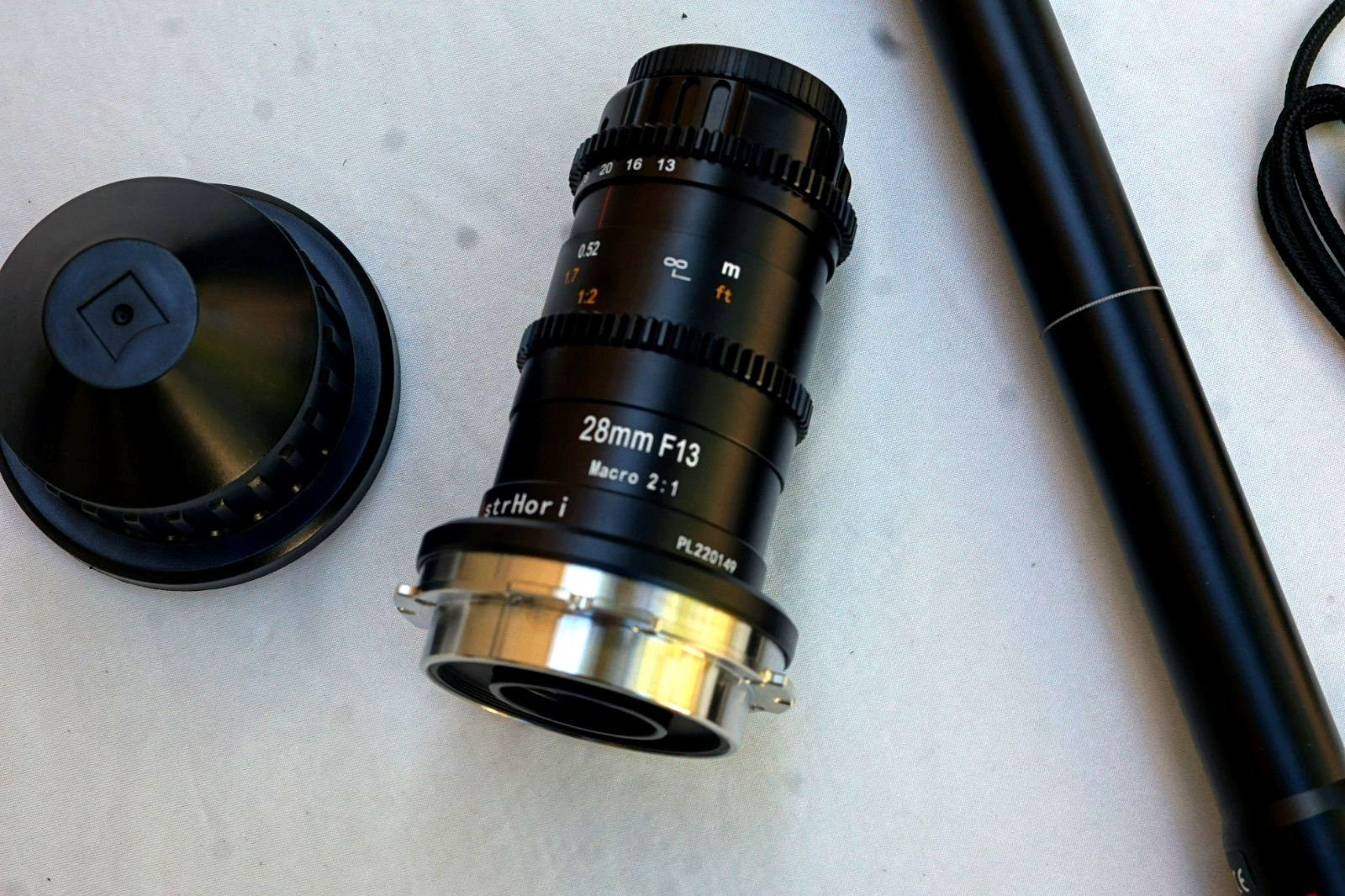 AstrHori 28mm f/13 2X Macro Probe Lens for PL Mount – Straight Lens Tube