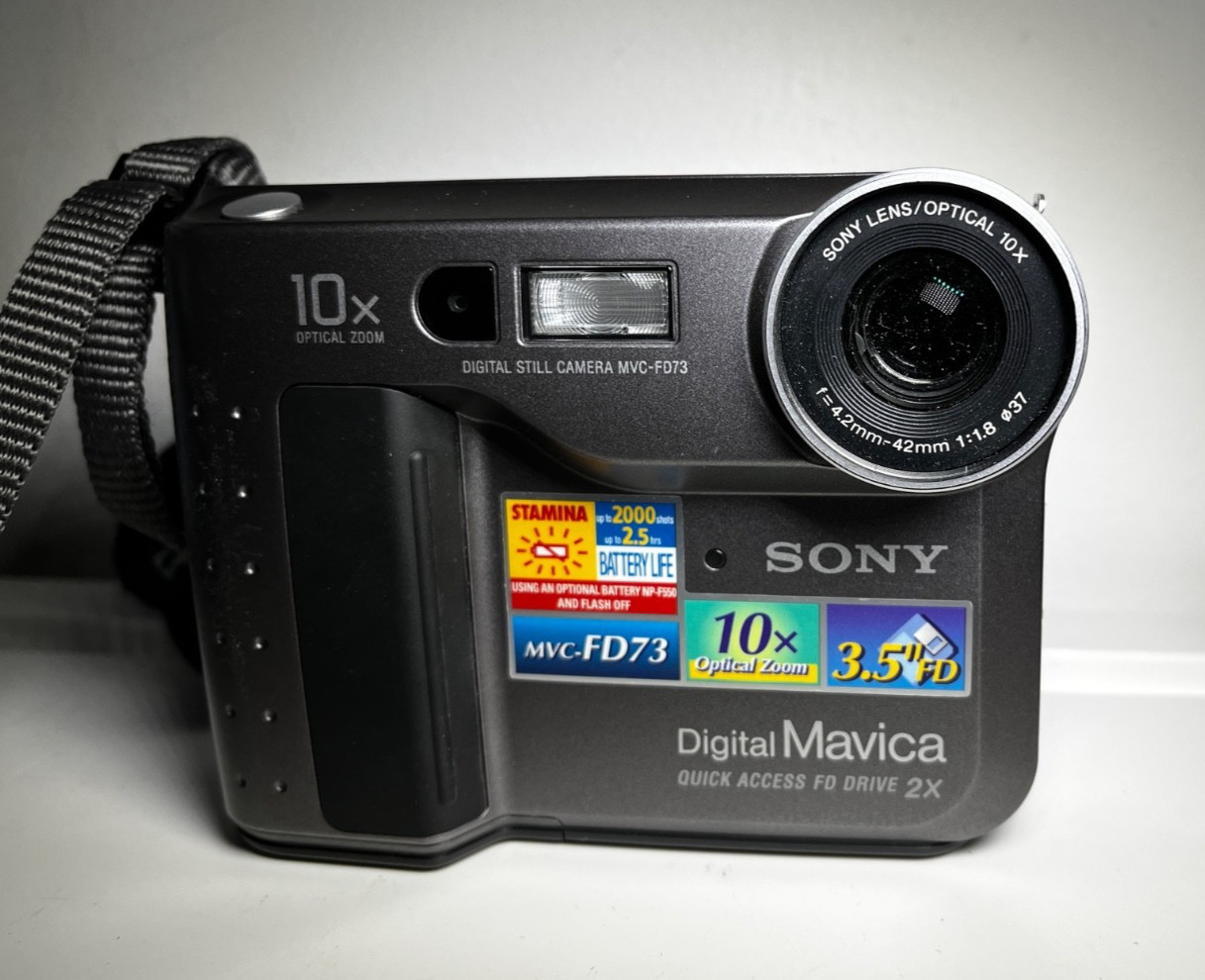 Sony MVC-FD73 Mavica Floppy Disk Digital Camera 10x Optical Zoom
