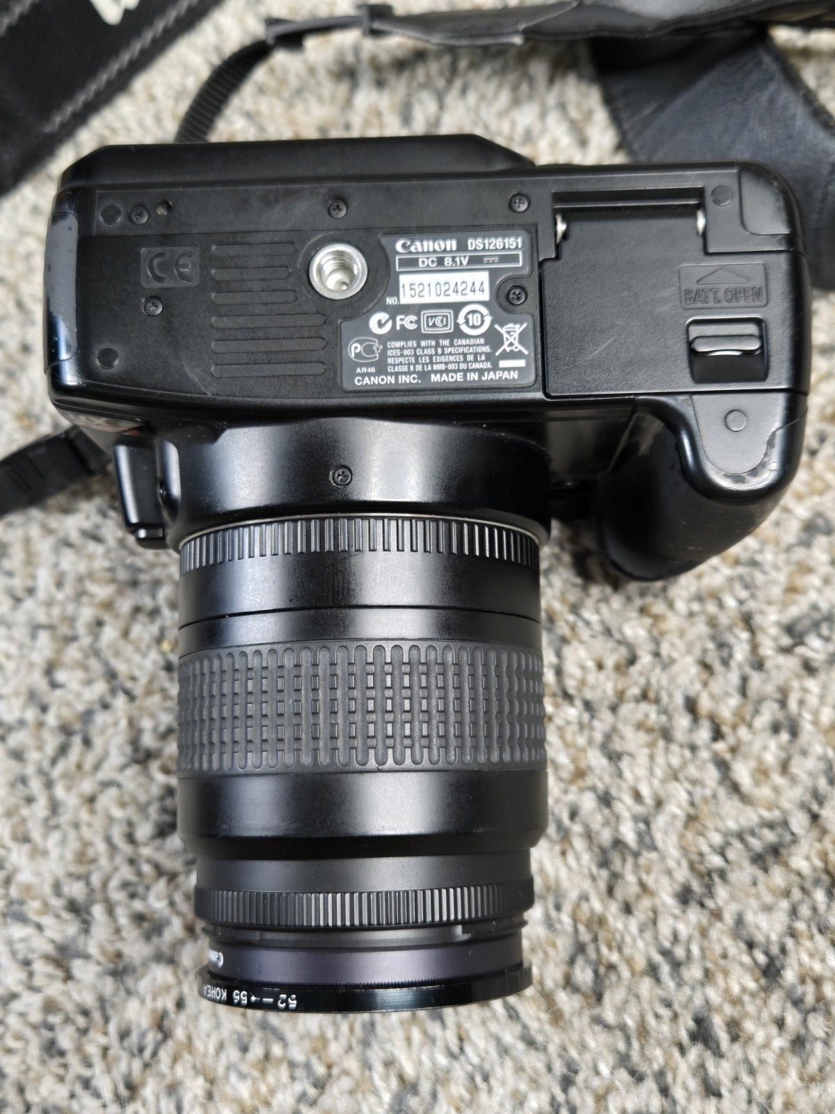 Canon EOS Rebel XTi DS126151 10.1 MP Digital Camera Bundle w/ Canon 35-80mm Lens