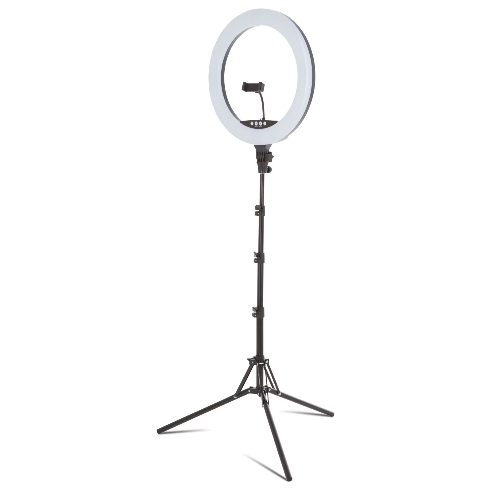 Vivitar 18″ LED RGB Ring Light with Tripod, Phone Holder USB Charging Ports