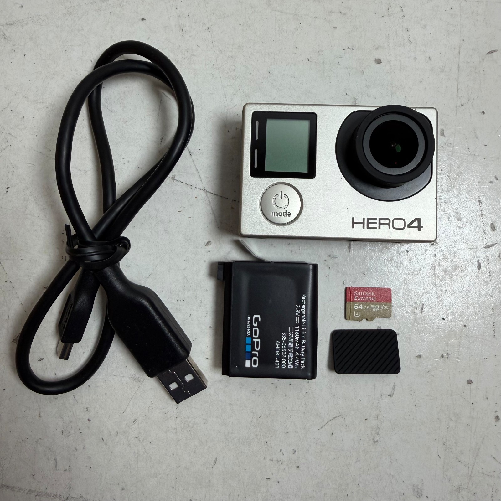 GoPro HERO4 Silver Bluetooth Wi-Fi Touchscreen Waterproof Legacy Action Camera