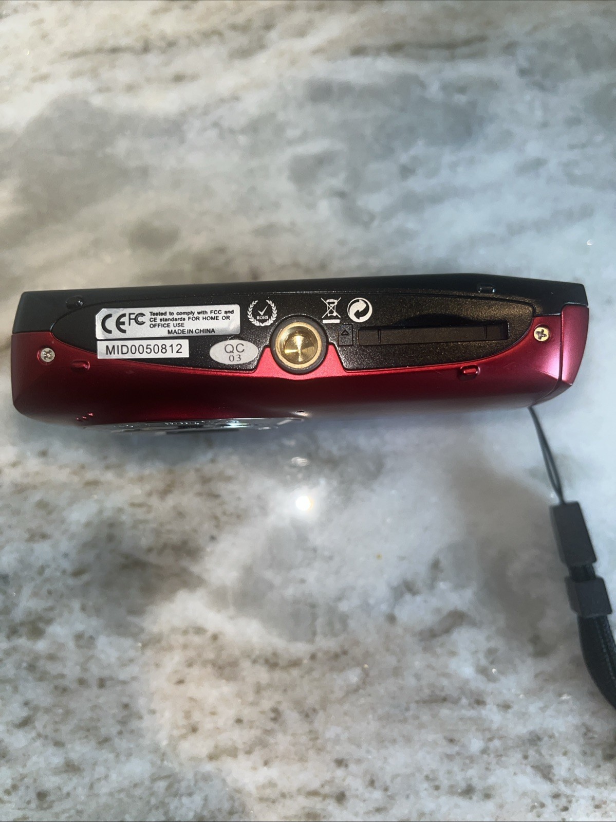 Vivitar ViviCam S130 16.1MP Digital Camera – Red – UNTESTED PARTS ONLY