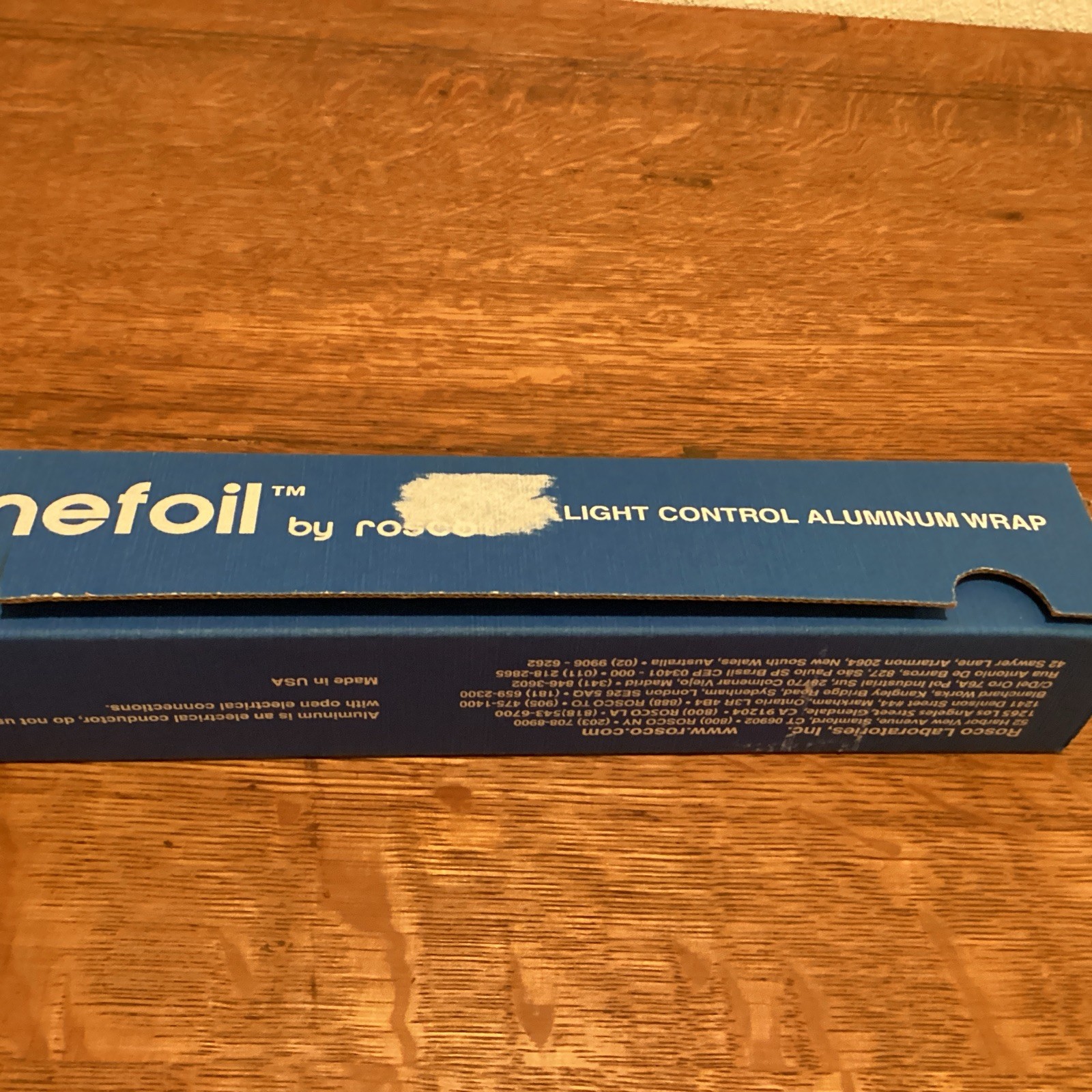 NEW Rosco Matte Black Cinefoil 12″ x 50′ Roll – Wrap for Film Video & Lighting