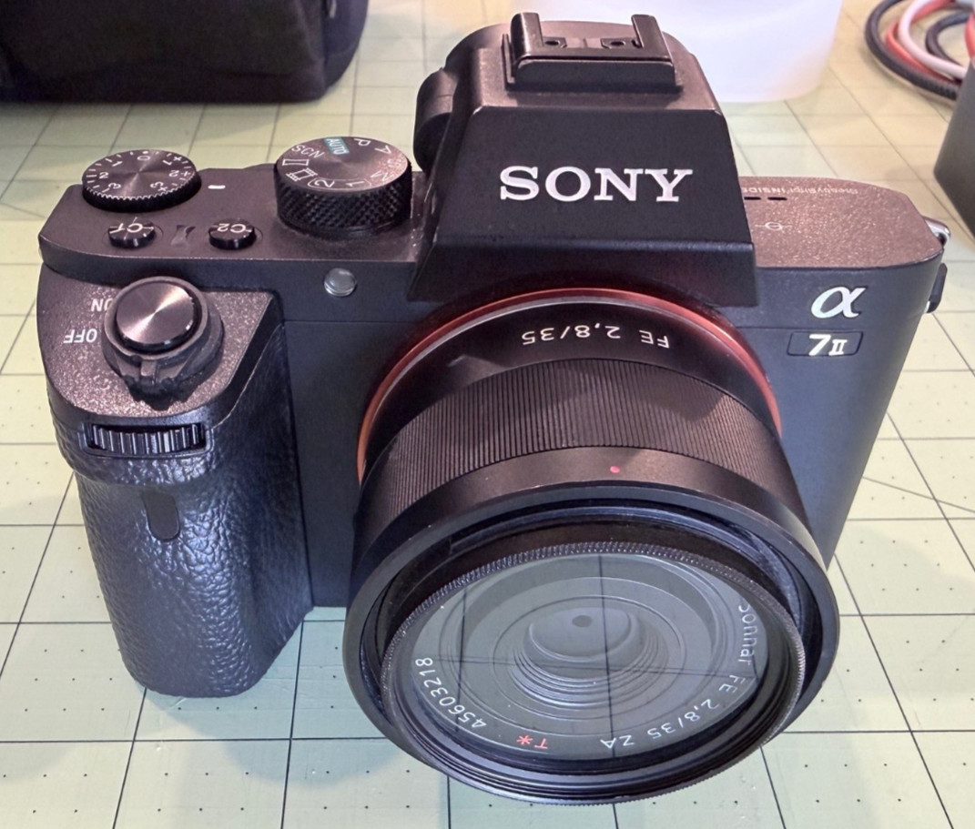 Sony Alpha A7 II (A7M2) Full-Frame Mirrorless Camera Kit Carl Zeiss lens– Mint