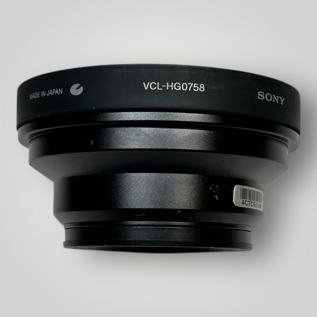 SONY 58MM 0.7X HI-GRADE WIDE LENS VCL-HG0758 BLACK