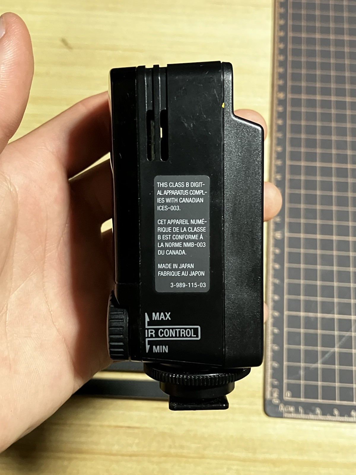Sony HVL-IRM IR Infrared LIGHT Battery Powered GHOST HUNTING -RARE- For Handycam