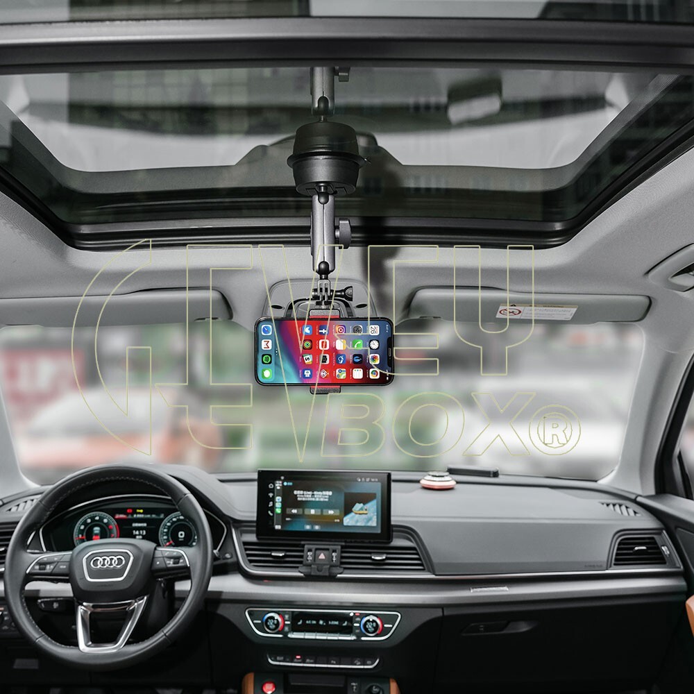 Aluminum Suction cup Car Mount Windshield Holder GoPro Insta360 X3 GO3 DJI 3 4