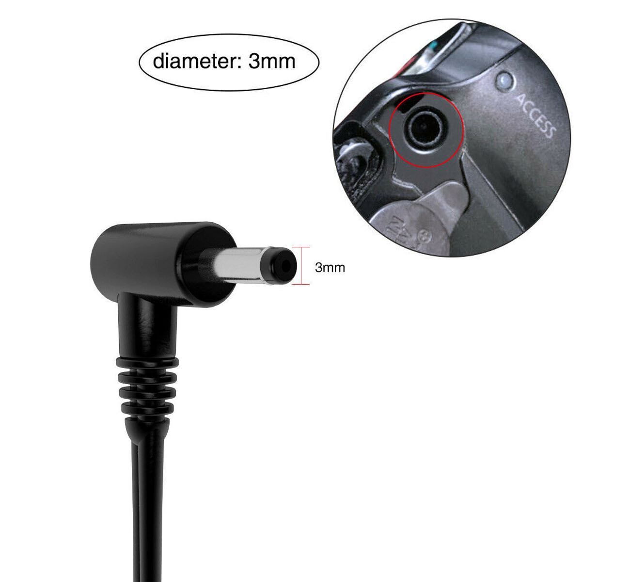 Compact Power Adapter for Canon XA30 XA35 XA40 XA45 XA50 XA55 4K Camcorder
