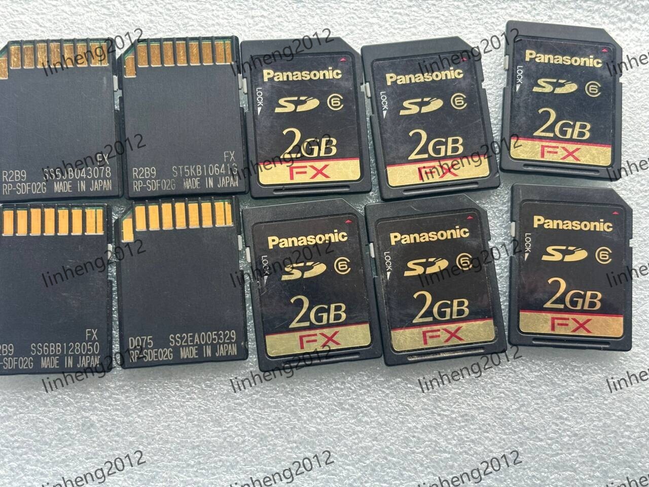 10PCS Panasonic 2GB SD Memory card C6