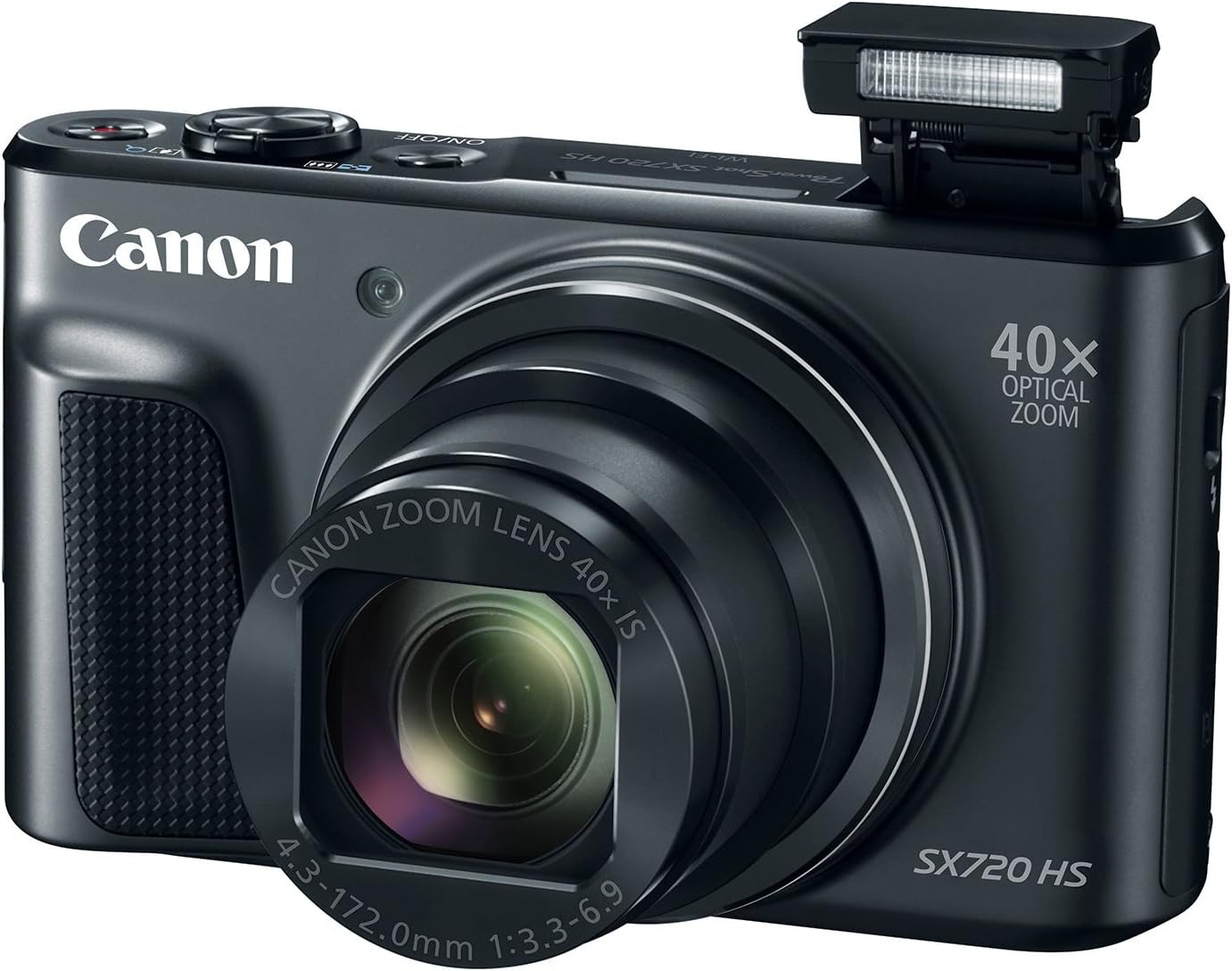 Canon SX720 HS Compact Digital Camera 20.3MP 40x Optical Zoom Wi-Fi Black