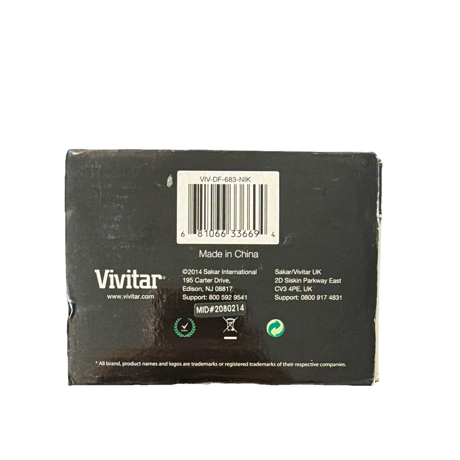 Vivitar DF-683 TTL Radio Wireless HSS Zoom Shoe Mount Flash for Nikon DSLR