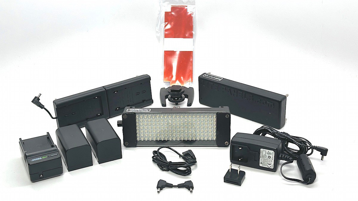 Litepanels MiniPlus 5600K LED AC/DC Flood – Both LP Li-Ion/Sony NP Batt backs/AC