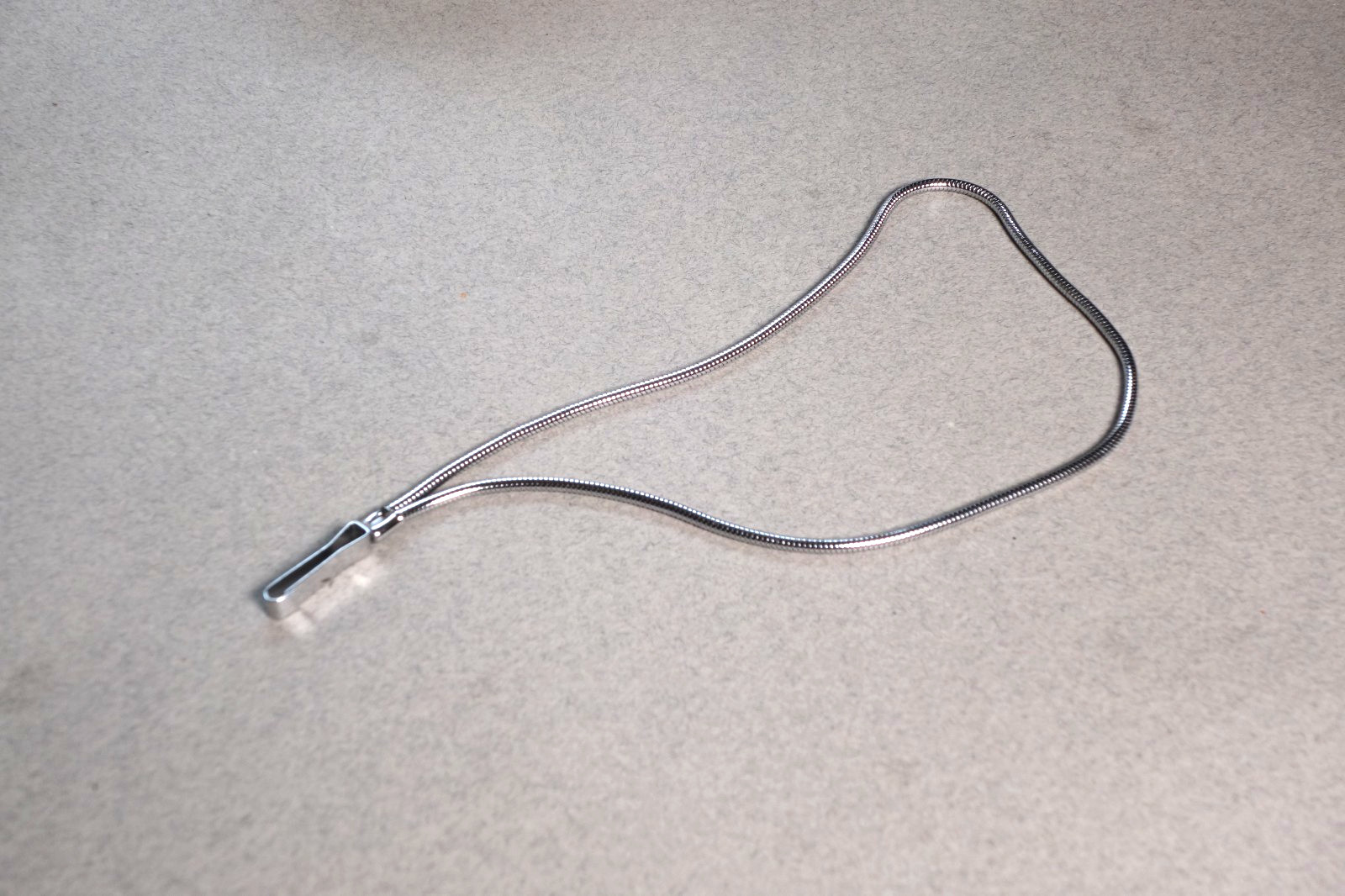 Vintage Metal Snake Chain Camera Wrist Strap w/ Swivel Clip *Snap-In 7”