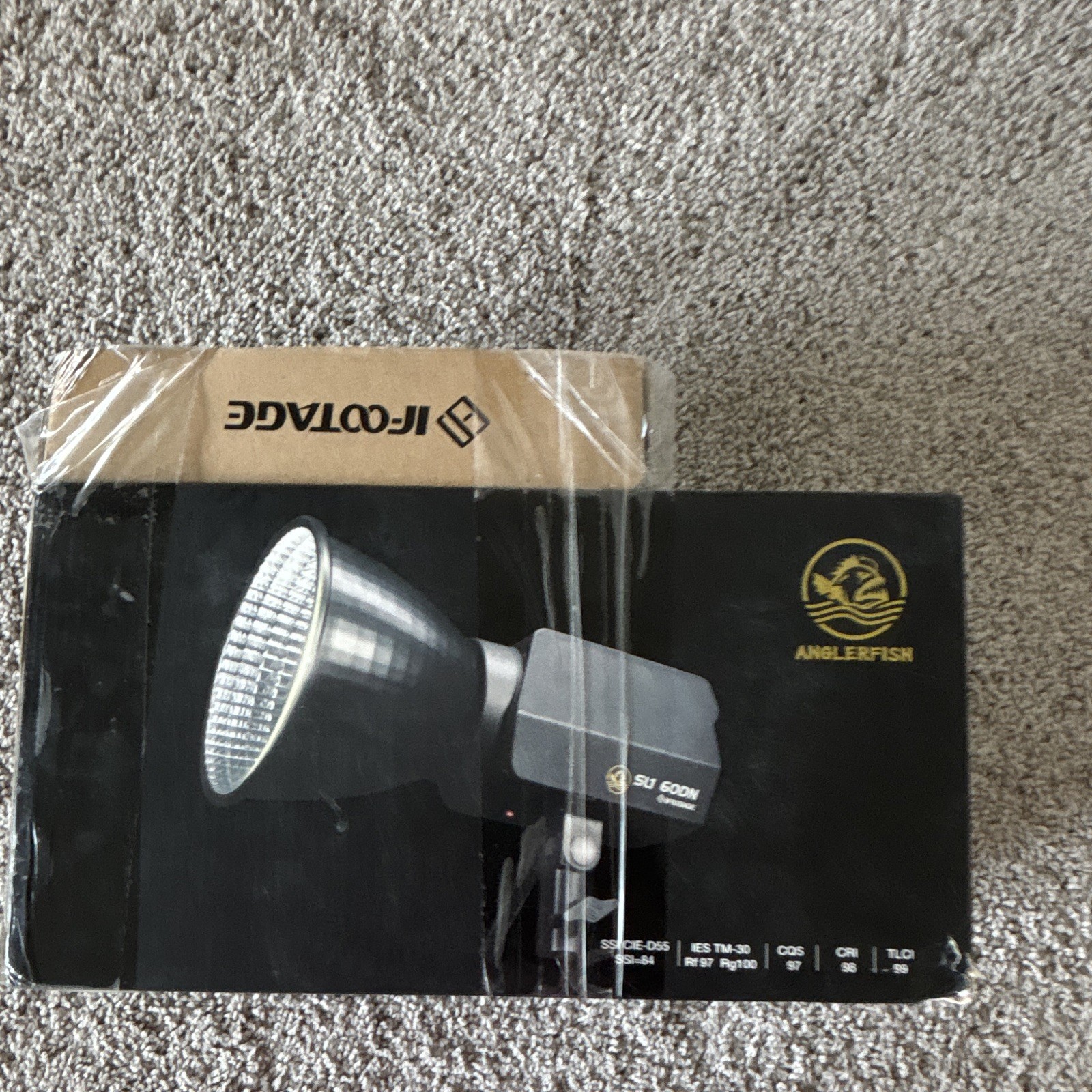 IFootage Anglerfish SL1 60DN 70W LED Light, Black, Bowens Mount Adapter