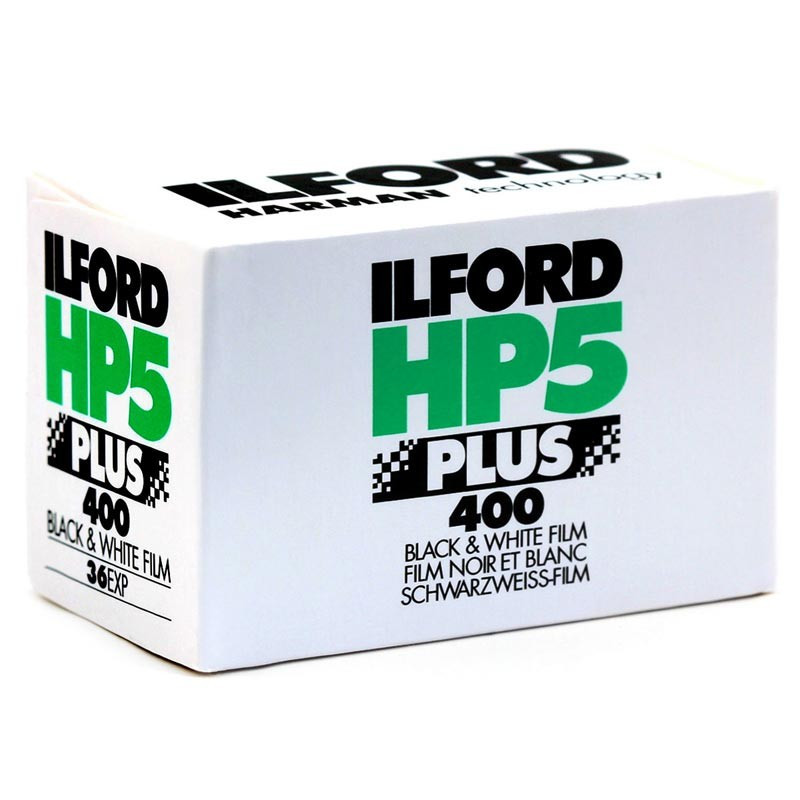 10 Rolls Ilford HP5 Plus 400 ISO 36 Exposure Black and White 35mm Film
