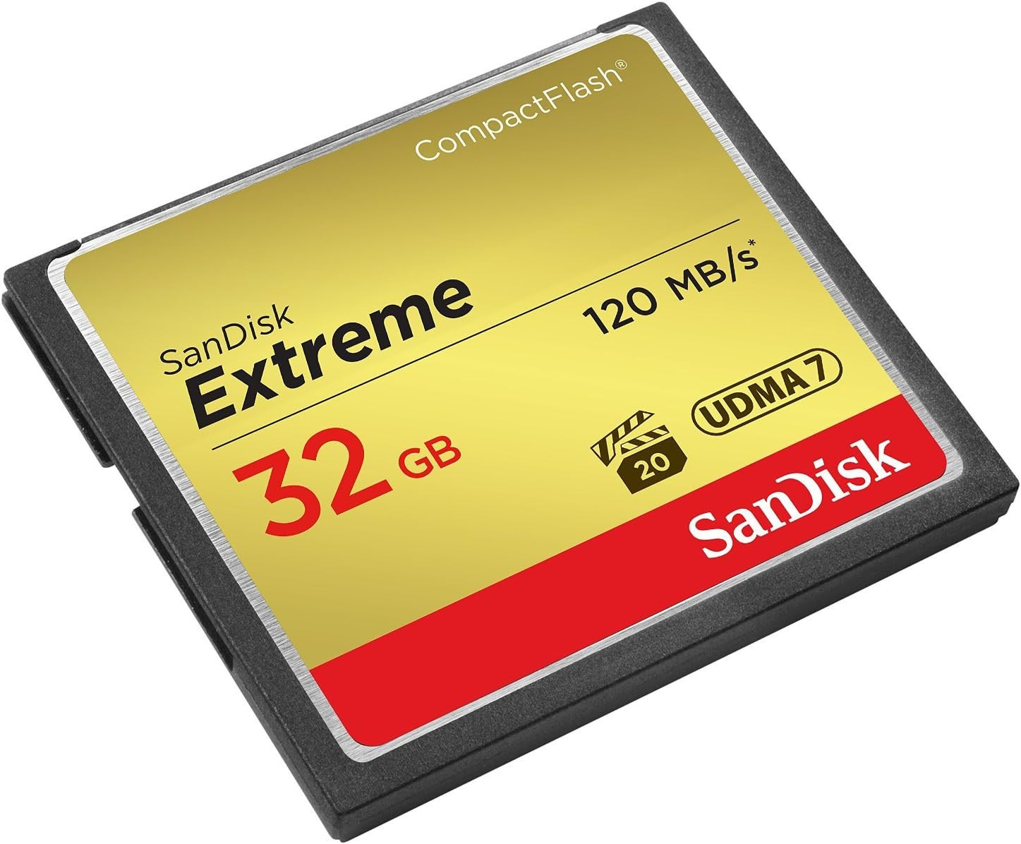 SANDISK 32GB Extreme Compactflash Memory Card UDMA 7 Speed up to 120Mb/S – SDCFX