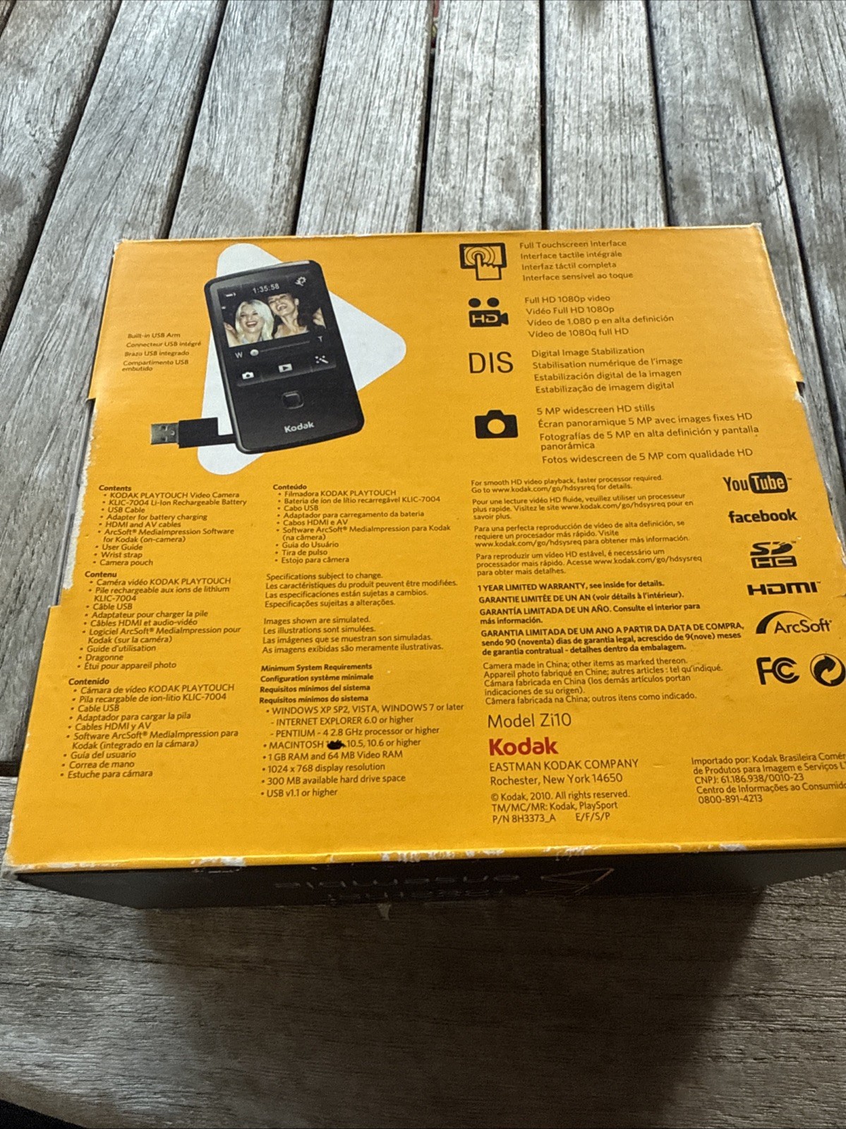 KODAK Play Touch Camera Brand New Never Used!!! Model Zi10