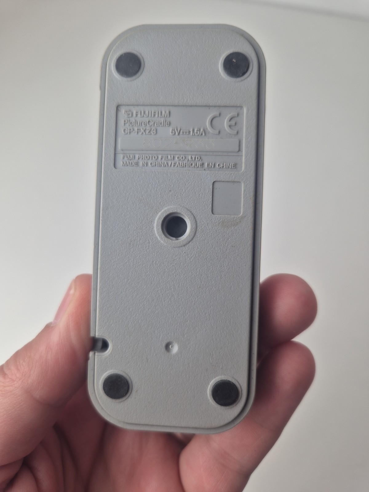 Genuine Fujifilm FinePix CP-FXZ3 Picture Cradle, 5V 1.5A, Made in China