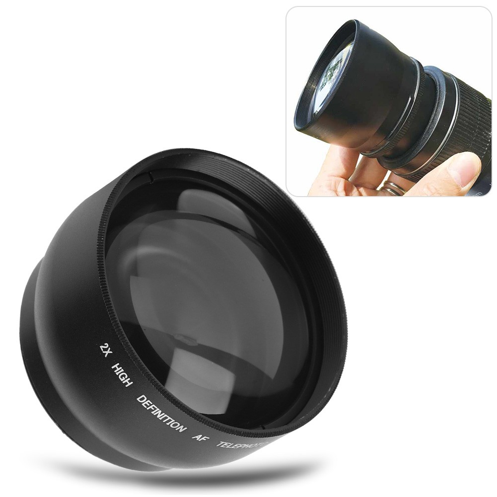 2X Magnification Lens For 52MM Diameter Cameras And Filters Excellent