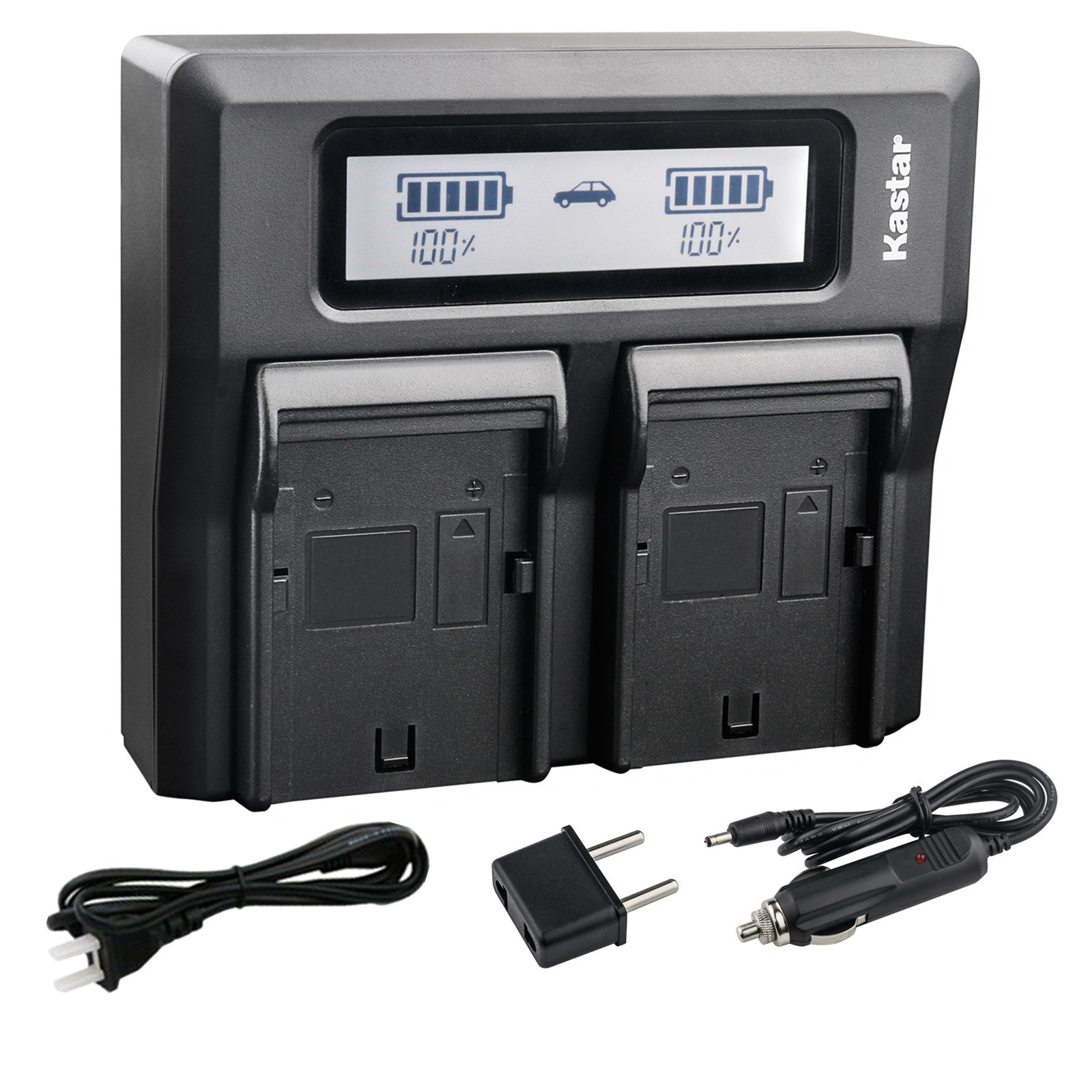 Kastar Battery Dual Fast Charger for Leica GEB211 & Leica ATX900 ATX1200 ATX1230