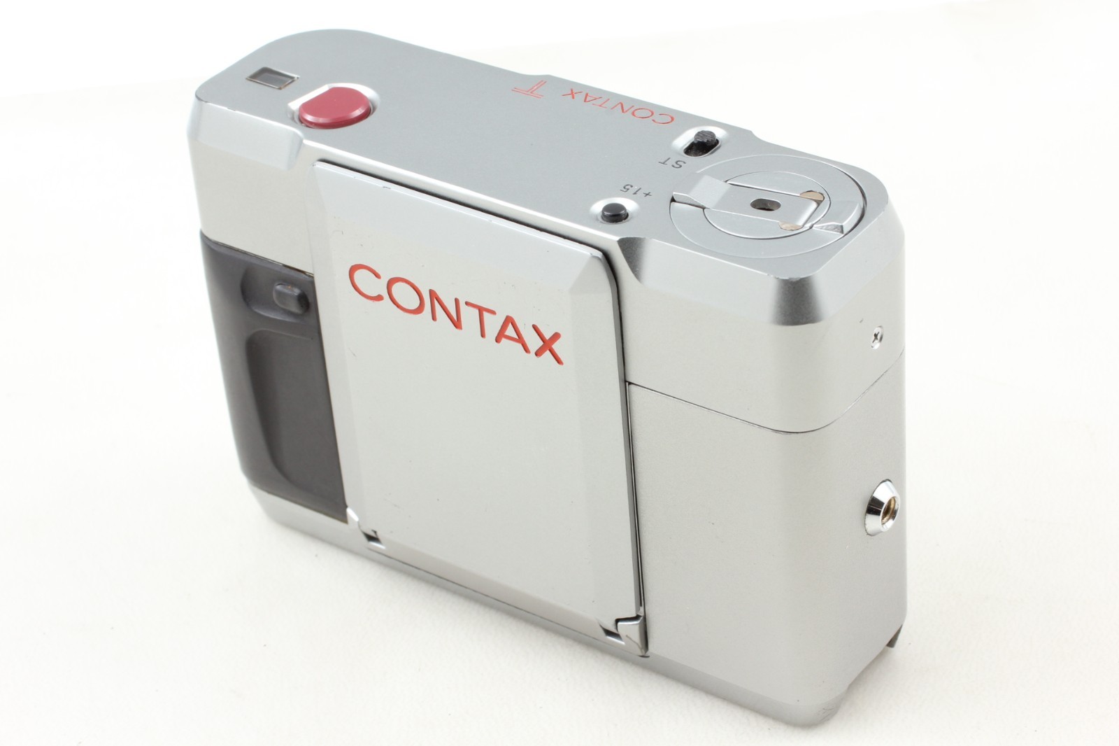 ⏯️ ALL Works [MINT w/ T14 Flash] Contax T Rangefinder Silver Film Camera JAPAN