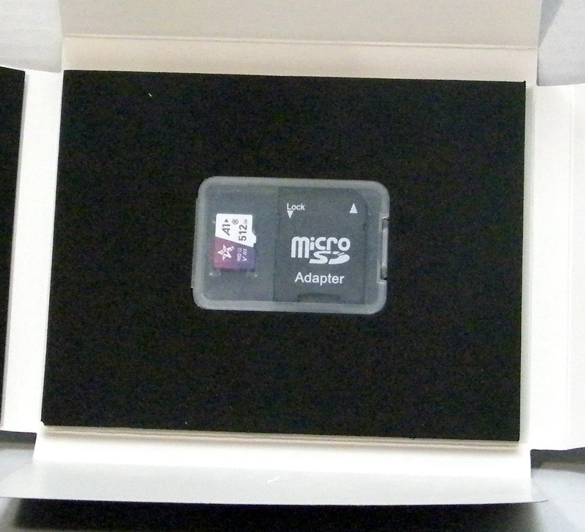 512GB MICROSDXC UHS-I CARD with SD CARD ADAPTER