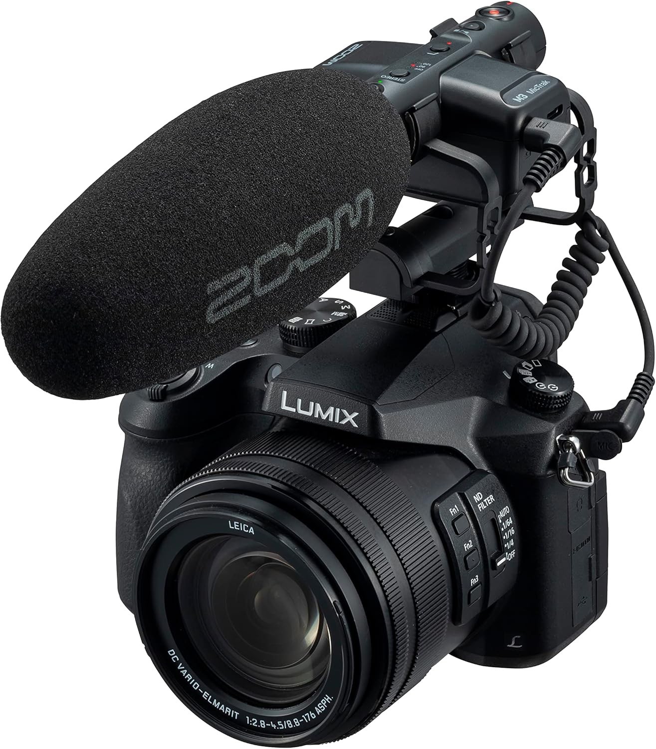 Zoom M3 MicTrak Stereo On-Camera Shotgun Microphone with 32-Bit Float NEW