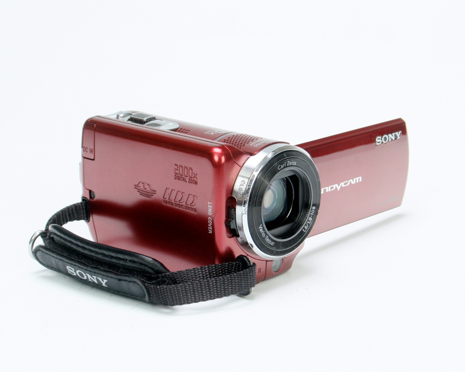 Sony Handycam DCR-SR68 Standard Definition Camcorder (Red) 80GB HDD