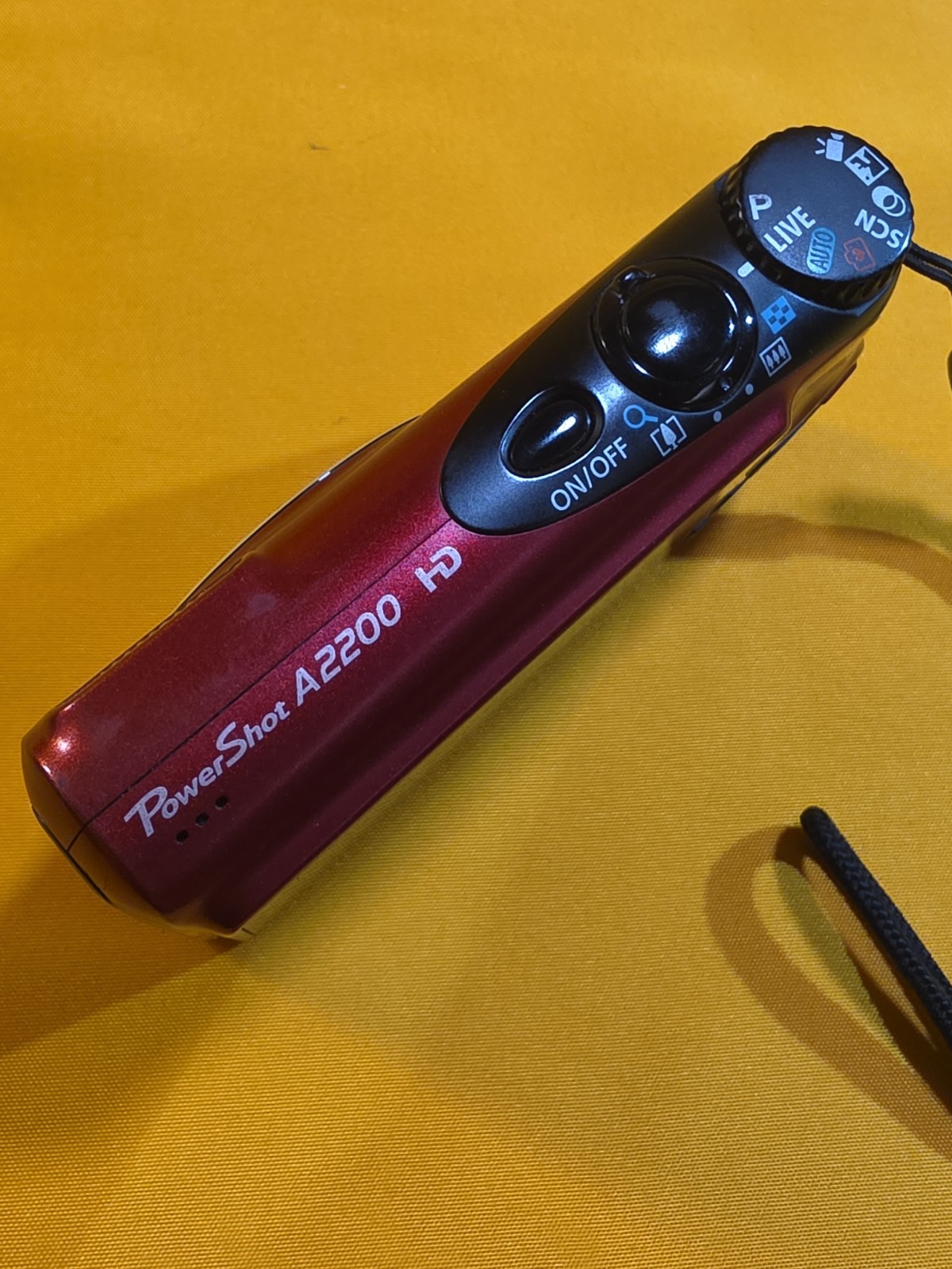 Canon PowerShot A2200 14.1MP Digital Camera + Battery SD Charger Tested
