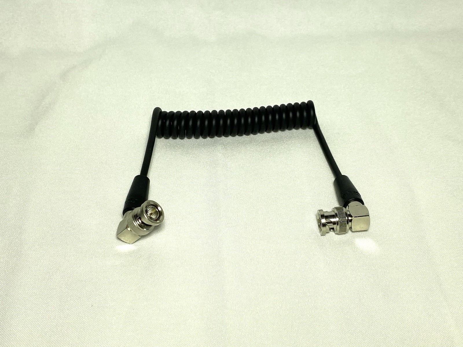 3G HD-SDI Video BNC Coiled Cable Camera Monitor Transmitter 75 Ohm