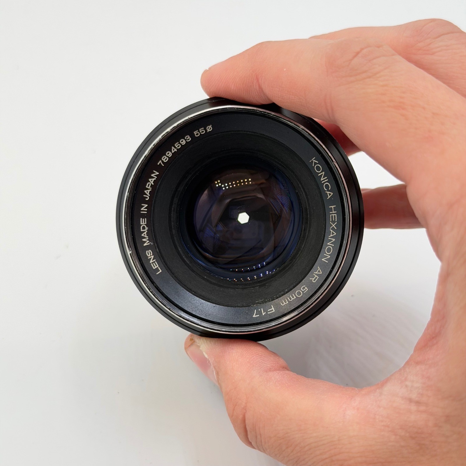 Konica Hexanon AR 50mm f1.7 Vintage Prime Lens for AR Mount – As Is Fungus