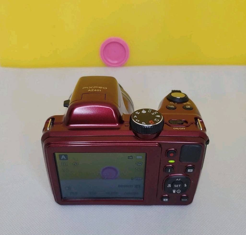 KODAK PIXPRO AZ401 Digital Camera 16MP 40X Zoom HD 720p – Red -Open Box