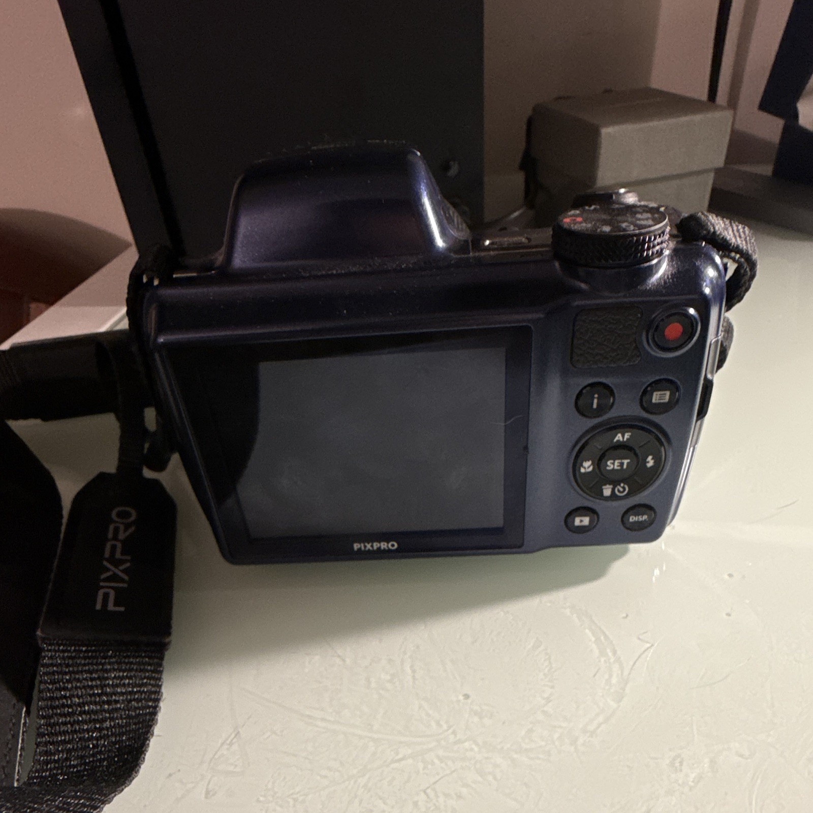 Kodak PIXPRO AZ528 16MP 52x Wi-Fi Stereo Bridge Camera Blue w/ Cap Strap