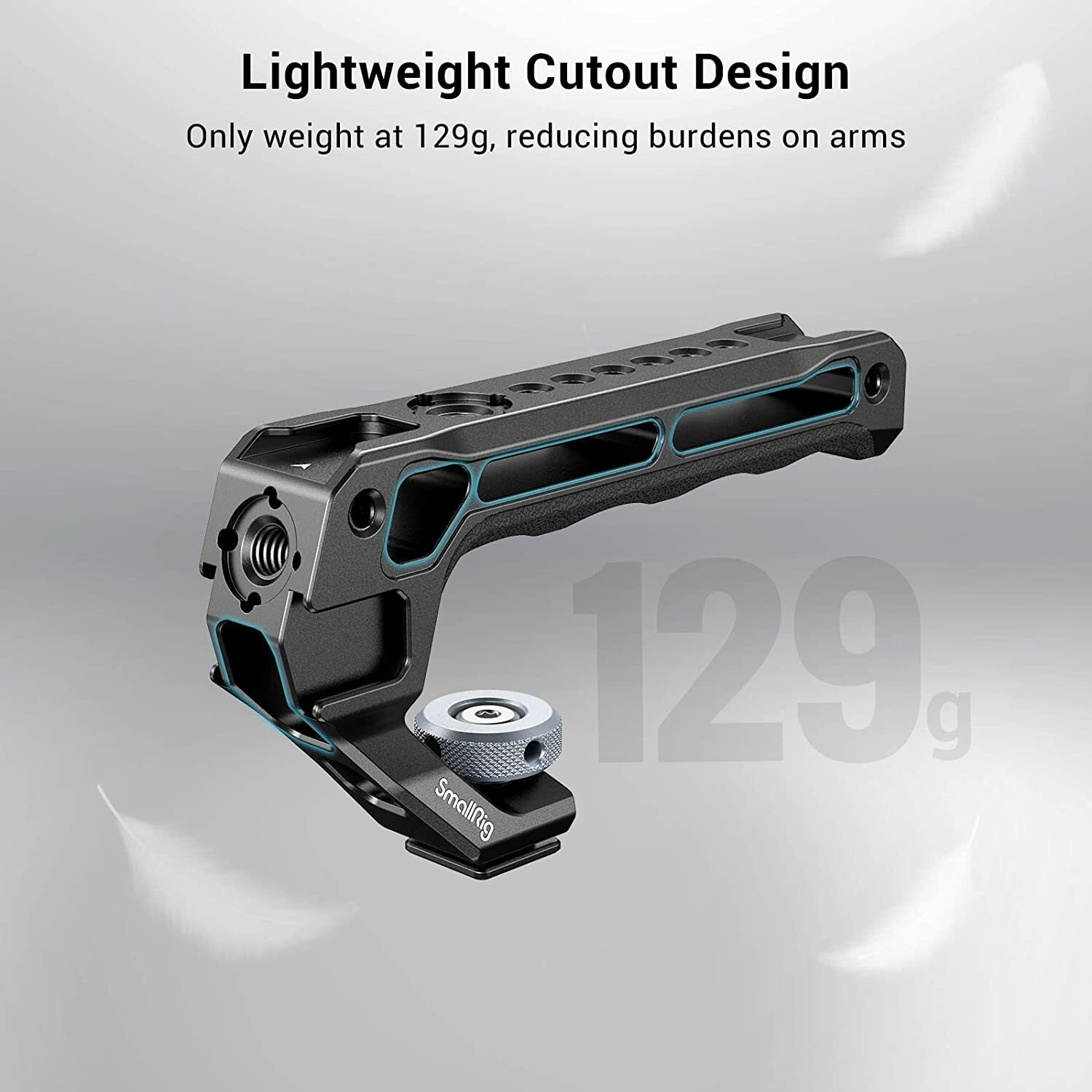 SmallRig Lightweight Cold Shoe Top Handle, Grip for DSLR Camera Cage