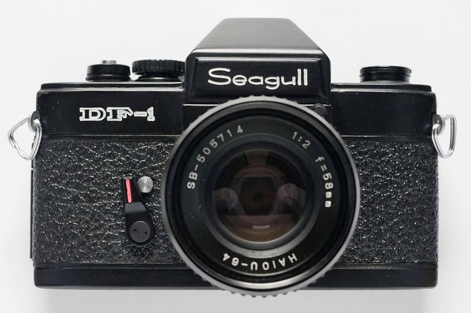 @RARE@ TOTALLY BLACK Seagull DF-1 SLR Camera Made in China