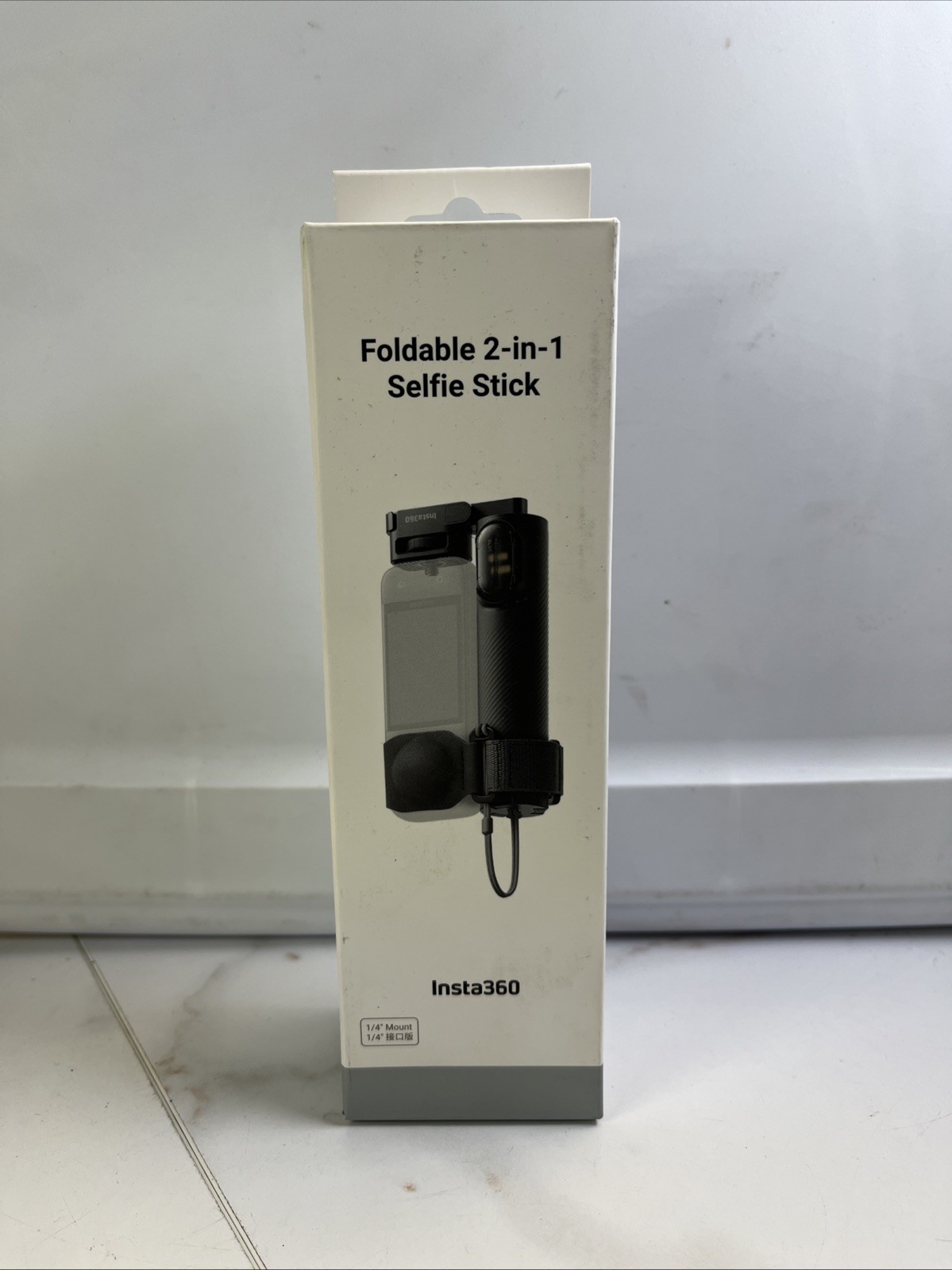 Insta360 23″ 2-in-1 Foldable Invisible Selfie Stick Tripod, Black