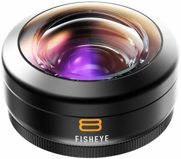 Fotorgear Pro ll T-Mount Fisheye Macro Wide-Angle Portrait 1.55X Smartphone Lens