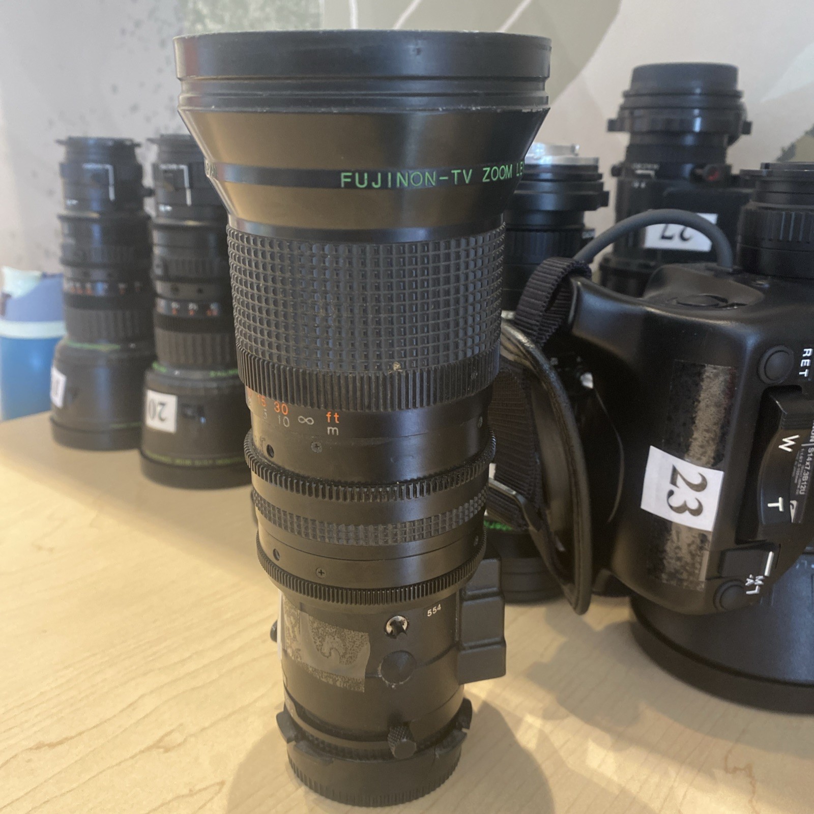 Fujinon A18x8.5BERM-28B 18x Zoom Broadcast Lens 1:1.4/6.2-112mm B3 Lens#24Bx#7