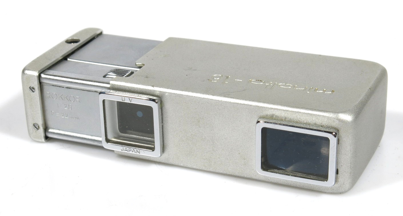 PRL) 1952 MINOLTA 16 MOD. 1 SPYCAMERA MINI JAPAN COMPACT CAMERA CAMARA