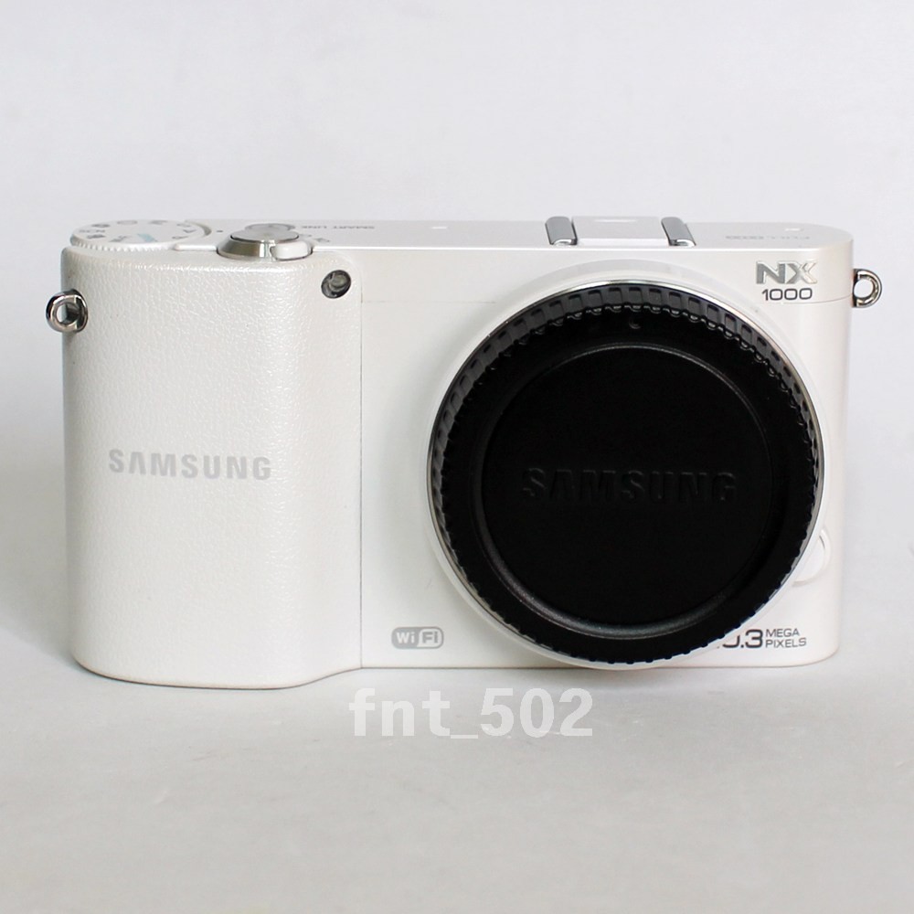 Samsung NX1000 20.3MP Digital Camera w/ NX 20-50mm Lens, White [00K0D]