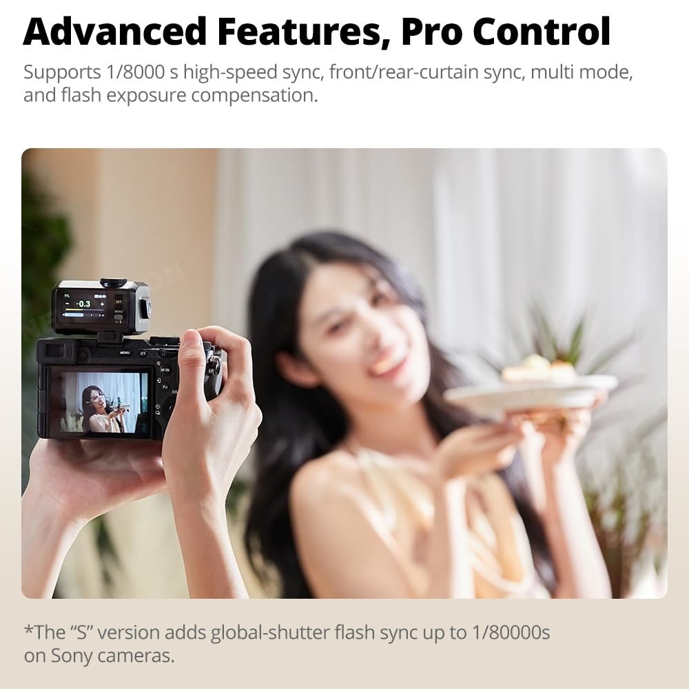 USA Godox iT30Pro iT30 Pro C/N/S2.8″ Touchscreen Pocket Flash TTL Auto-Exposure