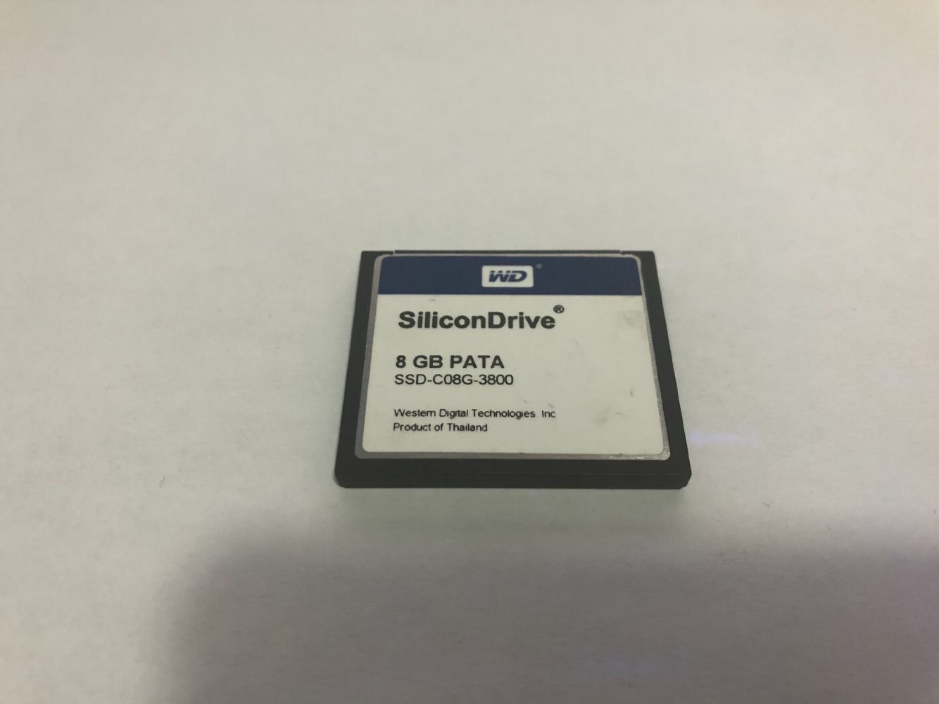 WD CF SSD-C08G-3800 SiliconDrive CF 8GB Compact Flash PATA SSD