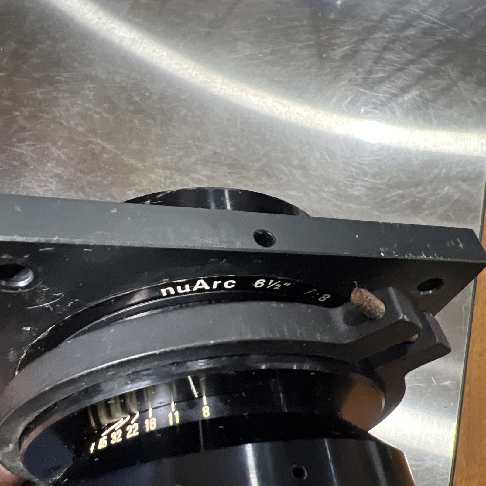 Vintage NuArc 6 1/2” F8 JML Process Lens. with mounting board. Great condition