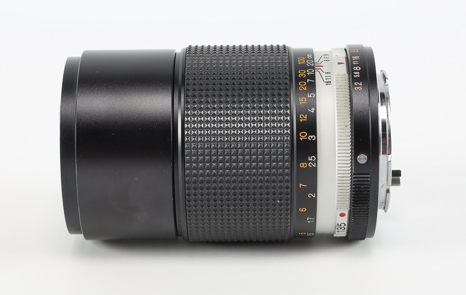 Konica 135mm F/3.2 – Hexanon EE AR Mount Camera Lens {55mm}