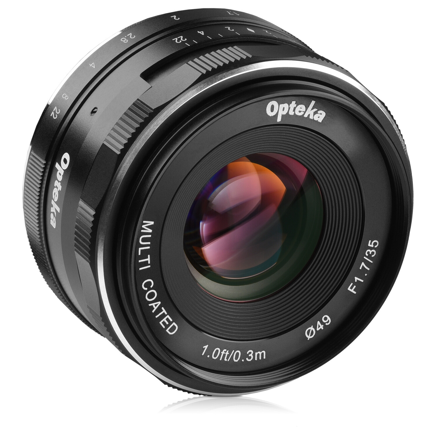 Opteka 35mm f/1.7 Lens for Fuji X-Pro2 X-T2 X-T1 X-T20 X-T10 X-E2S X-E3 X-E2